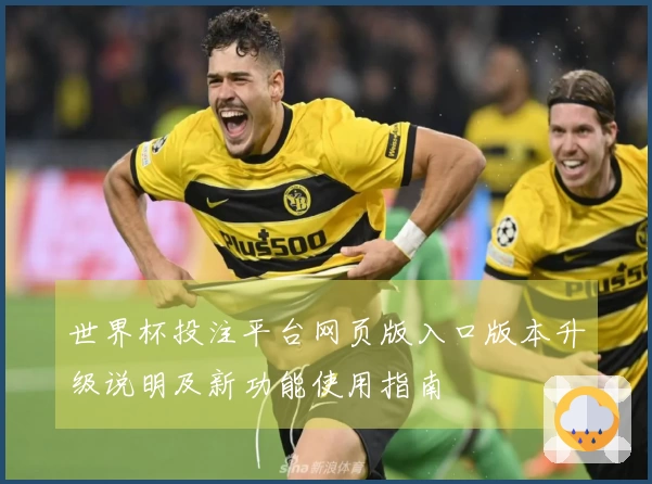 世界杯投注平台网页版入口版本升级说明及新功能使用指南